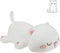 Super Soft 13.7" Cute Cat Kitten Doll Plush Toy Kawaii Anime Plush Cute Stuffed Animal Cat Toys for Kids Girls Boys Cat (White)...
