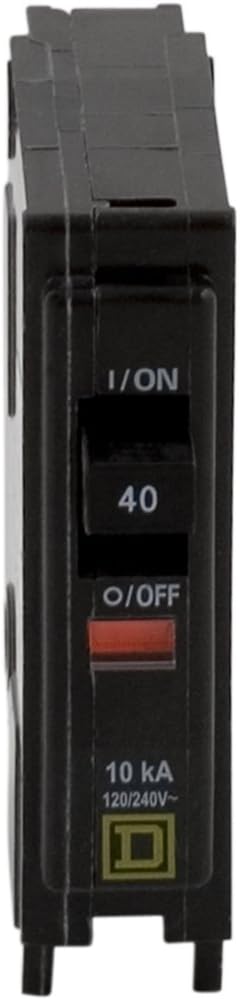 Square D - QO140CP QO 40 Amp Single-Pole Circuit Breaker...