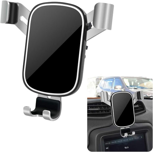 LUNQIN Car Phone Holder for Jeep Renegade 2015 2016 2017 2018 2019 2020 2021 2022 2023 Auto Interior Accessories Best Cell Phones Mount Cellphone ...