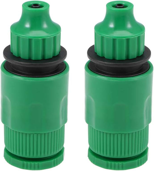 uxcell Hose Tap Connector G1/2 Thread,Faucet Nozzle Quick Connect Adapter Fitting 4mm Inner Diameter Hose for Garden Irrigation System 2pcs...