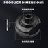 Oil Filter Wrench, Heavy Duty Oil Filter Removal Tool, 76mm 14 Slots Oil Filter Cap Wrench Tool Compatible with 1984-2021 Harley Davidson Motorcyc...
