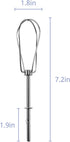 W10490648 Hand Mixer Turbo Beaters for Blending Soups, Smoothies, Shakes, Egg Whites,Replaces:AP5644233,AP6022244,PS11755576,PS11755576-by Sikawai...