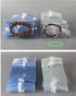 50 Self Seal PVC Pack Zipper Lock Bags,Clear Jewelry Anti Oxidation Bag Clarity Tarnish Prevention,Small Sealed Bag,Resealable packaging or Storag...