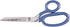 Klein Tools 206LR Scissors, Made in USA, Bent Trimmer with Large Ring for Extra Leverage, Blue Coating, 7-Inch...