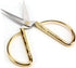 Wasan Chinoiserie Dragon and Phoenix Chinese Scissors Stainless Steel Scissors Sewing Scissors,Gold Plated Tailor Scissors for Sewing Household Ha...