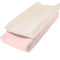 Owlowla Changing Pad Cover,Soft Minky Dots Changing Table Sheets for Baby Boy and Girl 2Pack (Pink&Cream)...