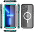 Compatible with Magsafe for iPhone 13 Pro Max Waterproof Case Heavy Duty Protective Full Body Rugged Magnetic Phone Cover with Built-in Screen Pro...