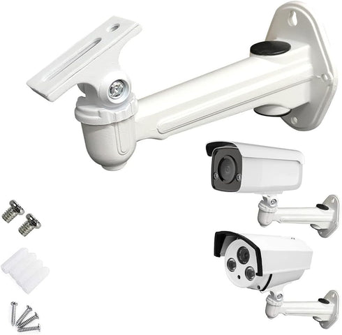 Universal CCTV Security Camera Mounting, IP Camera Bracket, Aluminum Alloy Indoor Outdoor Wall Ceiling Mount Holder Stand Monitor Rotary Bracket (...