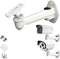 Universal CCTV Security Camera Mounting, IP Camera Bracket, Aluminum Alloy Indoor Outdoor Wall Ceiling Mount Holder Stand Monitor Rotary Bracket (...