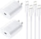 Type C Charger Fast Charging, 25W USB C Fast Wall Charger with 5FT Android Phone Charging Cable for Galaxy S24 Ultra/S24+/S24/S23 Ultra/S23/S22 Ul...