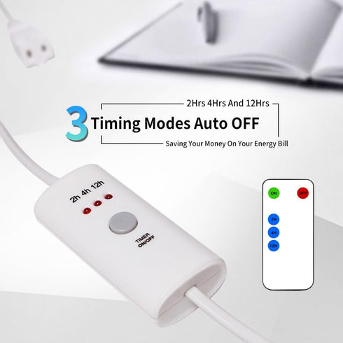 HNB Auto Off Timer with 3m Extention Wire, Remote Controller for Indoor Small Appliances, Electric Oil Melt Warmer Wax Melt Warmer Wax Melter Frag...