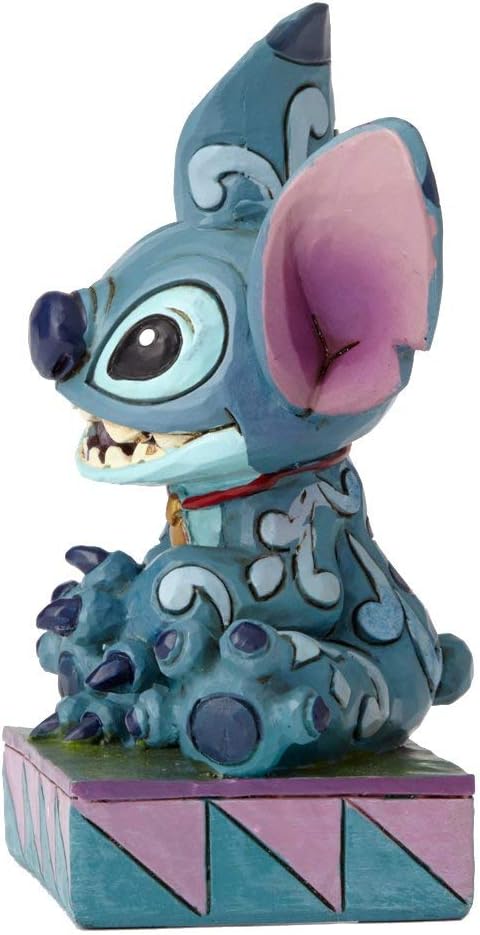 Enesco Disney Traditions by Jim Shore “Lilo and Stitch” Stitch Personality Pose Stone Resin Figurine, 3.75”, Blue...