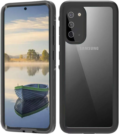 Compatible with S20 Waterproof Case, IP68 Underwater Dirtproof Shockproof Built in Screen Protector Full Body Protective Cover for Samsung Galaxy ...