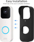 LEFXMOPHY Camera Cases Compatible with Blink Video Doorbell Cover Black Silicone Waterproof Protetive Skin...