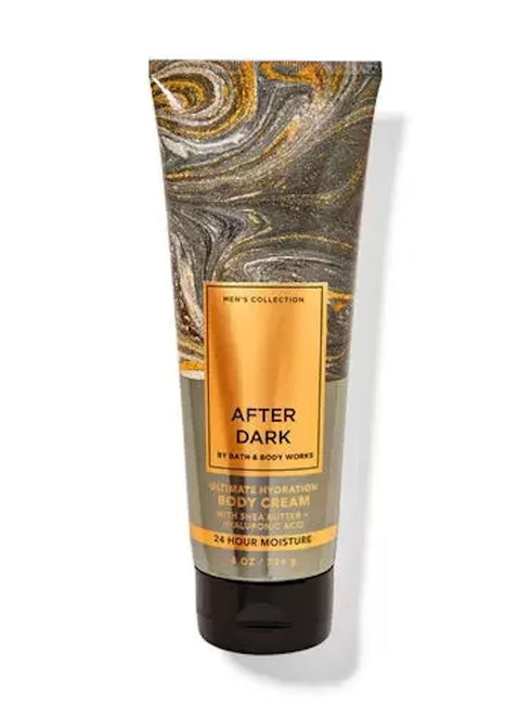 Bath and Body Works Hyaluronic Acid Body Cream For Men 8 Ounce (After Dark)...