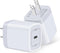 USB C Fast Charger for iPhone 15 Pro Max/15 Pro/15 Plus/15/14/13/12/11,Pixel 8 Pro 8 7a, 2Pack 20W Type C Charging Block Box Cube for Samsung Gala...