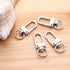 10 Pcs Swivel Lobster Claw Clasps Hardware Accessories Rotating Dog Buckle Metal Spring Key Chain Hook Clasps for Handbag DIY Bags Key Rings and J...