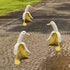 Banana Duck Sculpture, Whimsical Banana Duck Yard Art, Creative Banana Duck Art Statue Garden Yard Outdoor Decor (1 pc) 1...