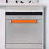 Jiueut 4Pcs Orange Refrigerator Door Handle Cover Washable Kitchen Appliance Decor Handles Fridge Oven Microwave Dishwasher Antiskid Protector