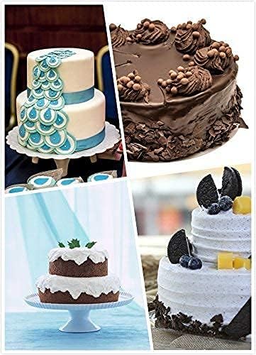 3 Tier Round Multilayer Anniversary Birthday Cake Baking Pans,Stainless Steel 3 Big Sizes Rings Round Molding Mousse Cake Rings(Round-shape,4 Inch...