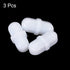 MECCANIXITY Magnetic Stirrer Mixer Stir Bar Rod 10mm/0.39" with Ring Shape PTFE Coating Magnet White for Laboratory 3Pcs...