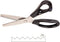 Dressmaking Sewing Craft Scissors, Professional Stainless Steel Pinking Shears Comfort Grip, Serrated & Scalloped Blades Cut Tailor Decorative Too...