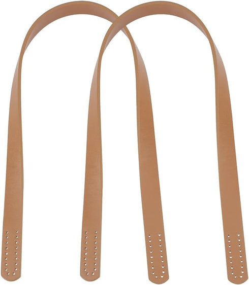 PH PandaHall 1 Pair(2pcs) Imitation Leather Purse Handles 23” Sew On Bag Handles Purse Handbags Strap Replacement for Purse Handbag Shoulder Tote ...