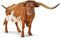 Gemini&Genius Longhorn Cow Toy Action Figure, Farm Animal Toys, Hand Painted, 6 Inches Length, Realistic and Durable Farm Toys for Children Boys a...