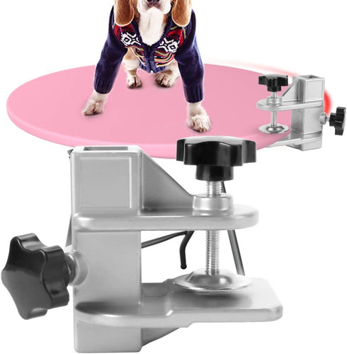 TOPINCN Pet Grooming Table Arms Clamp Pet Grooming Table Arm H Bar Clamp Holder Hair Dryer Clamp Clip Accessory Aluminium Alloy Fixture Fixation C...