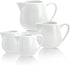 CHOOLD 2 pcs Mini Ceramic Creamer with Handle, Coffee Milk Creamer Pitcher - White - 1.5 oz...