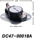 DC47-00016A Thermal Fuse & DC96-00887A Thermal Fuse & DC32-00007A Dryer Thermistor & DC47-00018A Thermostat Dryer Kit Replacement Part-Compatible with Samsung lg & Kenmore Dryers