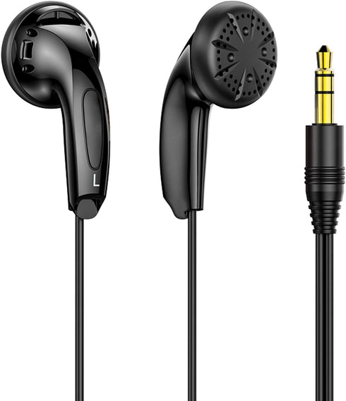 Yuandao Wired HiFi Earbuds: 15.4mm Dynamic Colorful Classic Flat Head Earphones with 3.5mm Plug, Bass Stereo in Ear Headphones for Gaming/Sport/Ki...