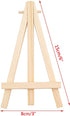 10 Pcs Wooden Easels Mini Easel Stand Small Easels for Display Tripod Cards Stand Art Craft Display Easels(6 Inch)...