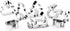 8 Pieces 3D Christmas Snowman Cookie Cutters Stainless Steel Cartoon Biscuit Cutter Mould for Holiday DIY Baking Cake Fondant Sugarcraft Muffin Pa...