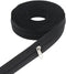 YaHoGa #3 Black Nylon Coil Zippers by The Yard Bulk 10 Yards with 25pcs Sliders for Sewing Tailor DIY Crafts Bags (#3 Black)...