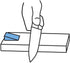 AGM Angle Wedges for Sharpening Knives 10 to 20 degrees, Blue...
