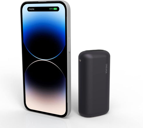 Small Power Bank Built-in Cord,10000mAh Ultra Compact Portable Charger 18W PD Fast Charging Battery Pack with LED Display Compatible with iPhone 1...