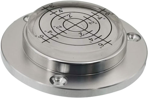 50X11.5mm Scale and with hole Aluminum Alloy Circular Bubble Level High Precision Level Instrument Spirit Level Measuring Device (Magnetic)...