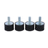 Rubber Mount Isolator, M8 M6 Anti Vibration Isolator, Electric Motor Mount Rubber Bushings, Rubber Mounts, Mechanical Vibration Damping Mounts, 4p...