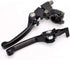 HIAORS 7/8 Pit Dirt Bike Folding Clutch Brake Lever and Motorcycle Handlebar Grips Compatible with 50cc 110cc 150cc SSR 125 Tao tao DB17 Coolster ...
