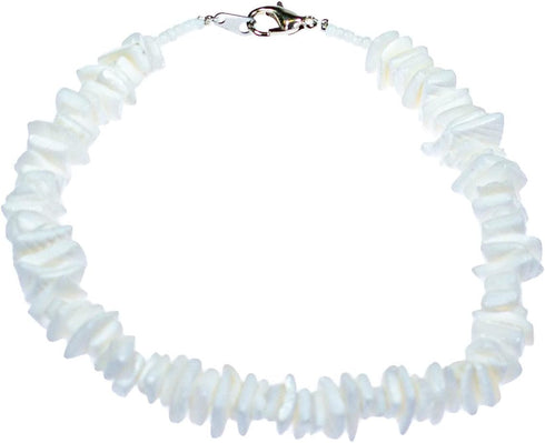BlueRica Unisex Puka Chip Shells Anklet (10 Inches)...
