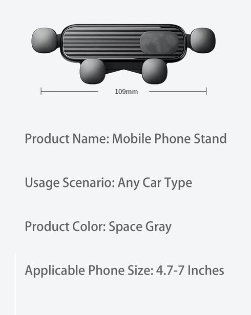 New Phone Holders for Your Car Mount Air Vent Outlet Phone Mount Car Telescopic Fixed Stand Cell Phone Car Mount Fit for Car Mount iphone Smartpho...