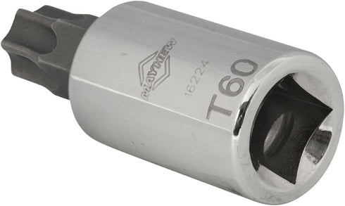 Mayhew Tools 16224 1/2" Square Drive Small Insert Socket Bit, Torx T60...