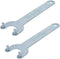 Utoolmart 2Pcs Angle Grinder Wrench, Iron Lock Nut 2 Prong Zinc Plating Finish Spanner for Dewalt Milwaukee Makita Black & Decker Ryobi...