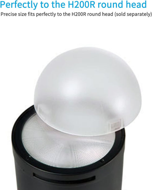 Godox AK-R11 Diffuser Dome for Godox V1 V1pro V100 Round Head Flash for Godox AD100Pro / H200R...