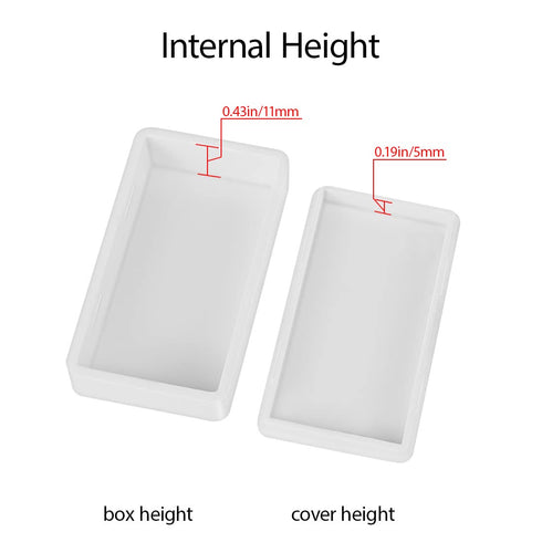 LeMotech Project Box 5 Pieces ABS Plastic Electrical Project Case Small Junction Box for Electronics White 1.97 x 1.10 x 0.59 inch (50 x 28 x 15 m...