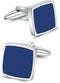 Mr.Van Blue Opal Cufflinks Platinum Plated Cuff Links Set Gemstone Reiki jewelry...