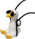 Swinging Duck Car Hanging Ornament, Cute Car Hanging Accessories for Rear View Mirror, Car Pendant Swinging Sunglasses Duck Hanging Swing...