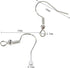120pcs Earring Hooks with Ball and Coil, Hypo Allergenic Plated Silver Ear Wires with Transparent Storage Box, for DIY Jewelry Making...