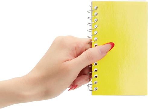 12-Pack Small Spiral Notebook 3x5, 80 Sheets Per Notepad, College Ruled Lined Paper for Office Supplies, Classroom Notes, Students, Teachers, Nurs...